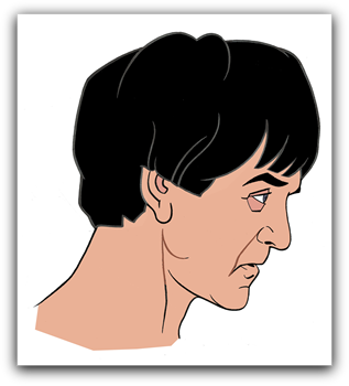 A colour guide head for the Doctor. Artist - Martin Geraghty.